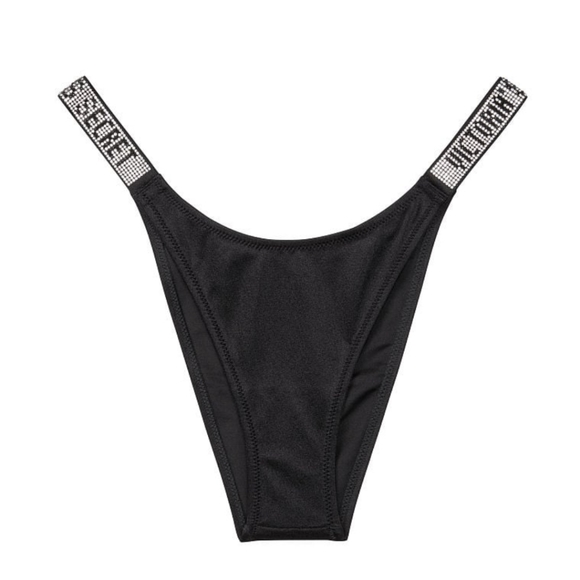 🍒NWT🍒 VS BLACK BIKINI SET 36DD top + M bottom - Picture 7 of 8